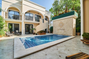 Rustic & Fantastic Apartment Playa del Carmen Sunbeds, Pool, Lounge Area & Grill